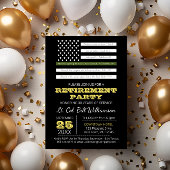 Military Scripture Flag Retirement Party 招待状