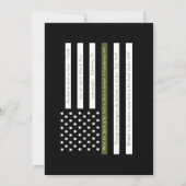 Military Scripture Flag Retirement Party 招待状 (裏面)