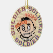 Military Soldier セラミックオーナメント (右)