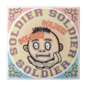 Military Soldier tile タイル (正面)