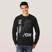 military t-shirts FN P90 PDW Tシャツ (正面フル)