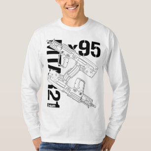 military t-shirts IWI X95 Rifle Tシャツ