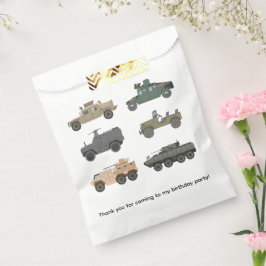 Military Tanks Favor Bags フェイバーバッグ