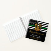 Military Thin Green Line Boots Retirement Guest    ノートブック (内部)