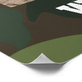 Military Welcome Home Banner - Army National Guard ポスター (角)