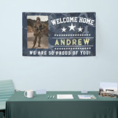 Military Welcome Home Banner - Army National Guard 横断幕 (トレードショー)