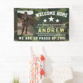 Military Welcome Home Banner - Army National Guard 横断幕 (インサイチュ)