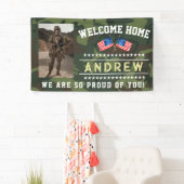 Military Welcome Home Banner - Army National Guard 横断幕 (インサイチュ)