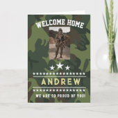 Military Welcome Home Card – Army National シーズンカード (正面)