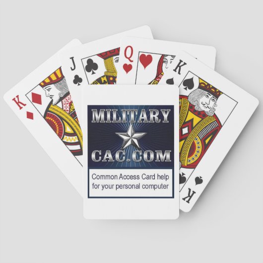 MilitaryCAC記念品 トランプ (裏面)