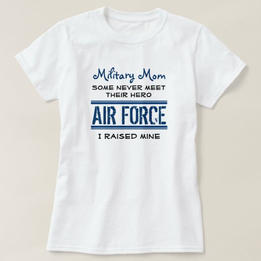 MilitaryMom-AFHero1 Tシャツ (デザイン正面)