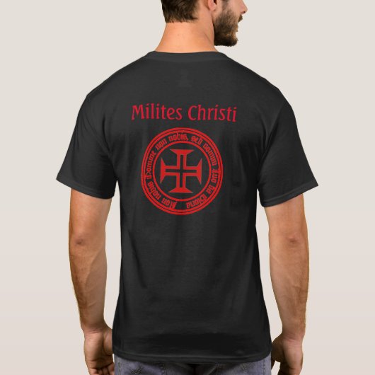 Milites Christi – ロゴ Tシャツ (裏面)