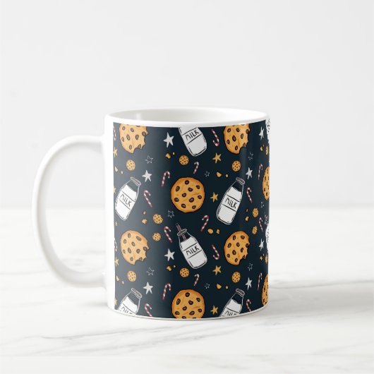 Milk and Cookies Christmas Mug コーヒーマグカップ (左)