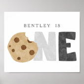 Milk and Cookies First Birthday Poster ポスター (正面)