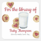 Milk and Cookies For the library of スクエアシール (正面)