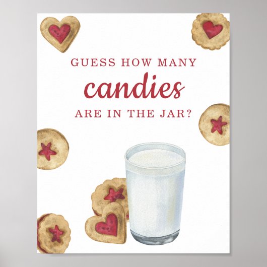 Milk and Cookies - Guess how many candies ポスター (正面)