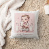 Milk Connoisseur Baby Boy Print Nursery クッション (ブランケット)