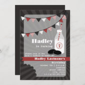 Milk & Cookies誕生日- Chocolate Cookies 招待状 (正面/裏面)