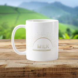 Milk Good Day Neutral Minimal Mug コーヒーマグカップ