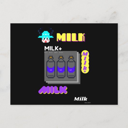 Milk party ポストカード (正面)