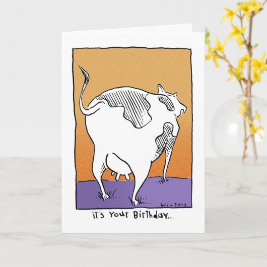 MilkIt カード (黄色い花)