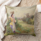 Milkmaid 1860年 クッション (ブランケット)