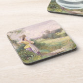 Milkmaid 1860年(w/c紙で) コースター (左側)