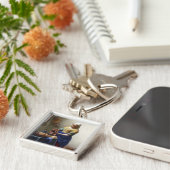 Milkmaid、c.1658-60 (キャンバスの油) キーホルダー (側面)