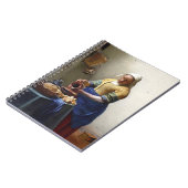 Milkmaid、c.1658-60 (キャンバスの油) ノートブック (左側)