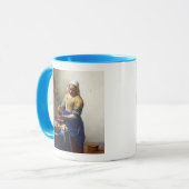 Milkmaid、c.1658-60 (キャンバスの油) マグカップ (正面左)