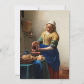 Milkmaid Kitchen Maid by Johannes Vermeer カード (正面)