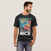 Milkshake and Fries and Everything Nice Tシャツ (正面フル)