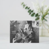 Milkshake girls Vintage Card ポストカード (スタンド正面)