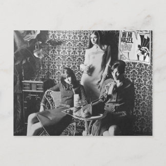 Milkshake girls Vintage Card ポストカード