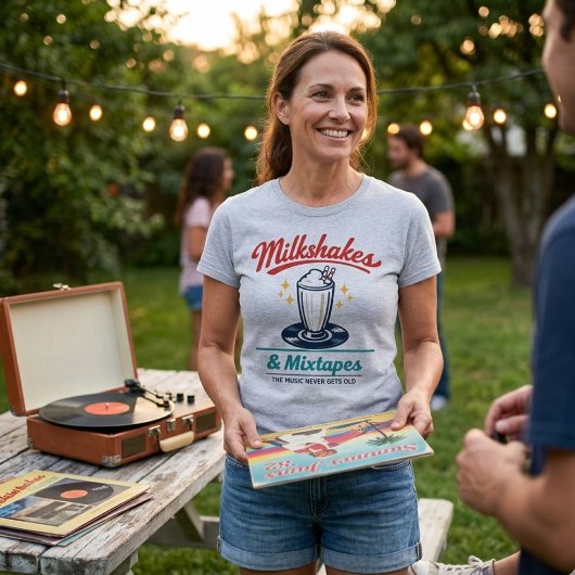 Milkshakes & Mixtapes Tシャツ