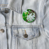 Milkweedおよび（昆虫）オオカバマダラ、モナーク 缶バッジ (インサイチュ)