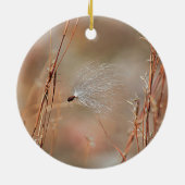 Milkweedの綿毛 セラミックオーナメント (裏面)