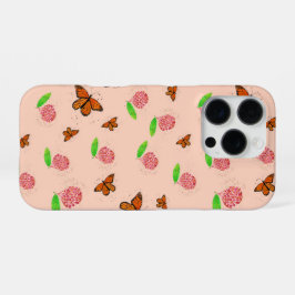 Milkweed and Monarch Butterfies Phone Case iPhone 16 Proケース