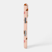 Milkweed and Monarch Butterfies Phone Case iPhoneケース (右側面)