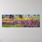 Milkweed Meadow Painting / Artist Larry Lerew ポスター (正面)