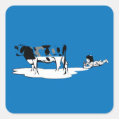 Milky girl スクエアシール (正面)