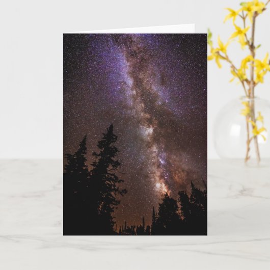 Milky Way | Cedar Breaks National Monument Utah カード (黄色い花)