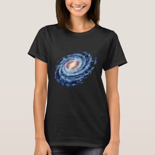 Milky Way in Space Tシャツ (正面)