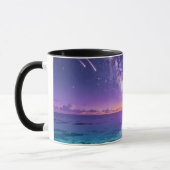 Milky Way Ocean Mug | 夢のような銀河の海景色の陶器 マグカップ (左)