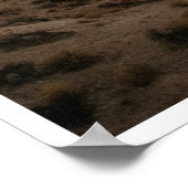 Milky Way Over Desert Mountains Night Sky Art ポスター (角)