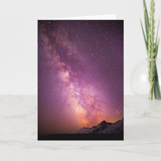 Milky Way | Over the Shoulder of Mt. Rainier カード (正面)