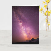 Milky Way | Over the Shoulder of Mt. Rainier カード (黄色い花)