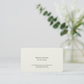 Milky Way Plain Professional Modern Minimailst 名刺 (スタンド正面)