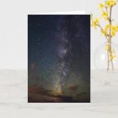 Milky Way | Stars at Night カード (黄色い花)