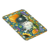 MILKYWAY, A MYSTICAL HALLOWEEN CAT, MOON & STARS マグネット (右側)